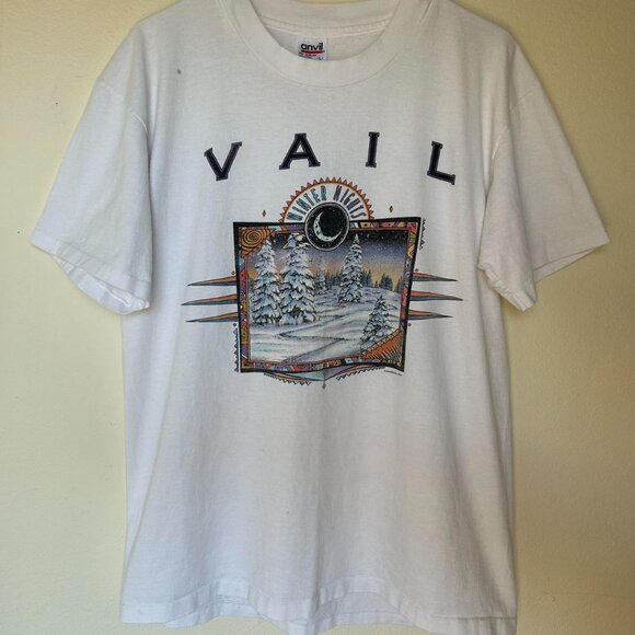 Vintage Vail Colorado winter nights graphic tee🤍🏔️ - Picture 2 of 7
